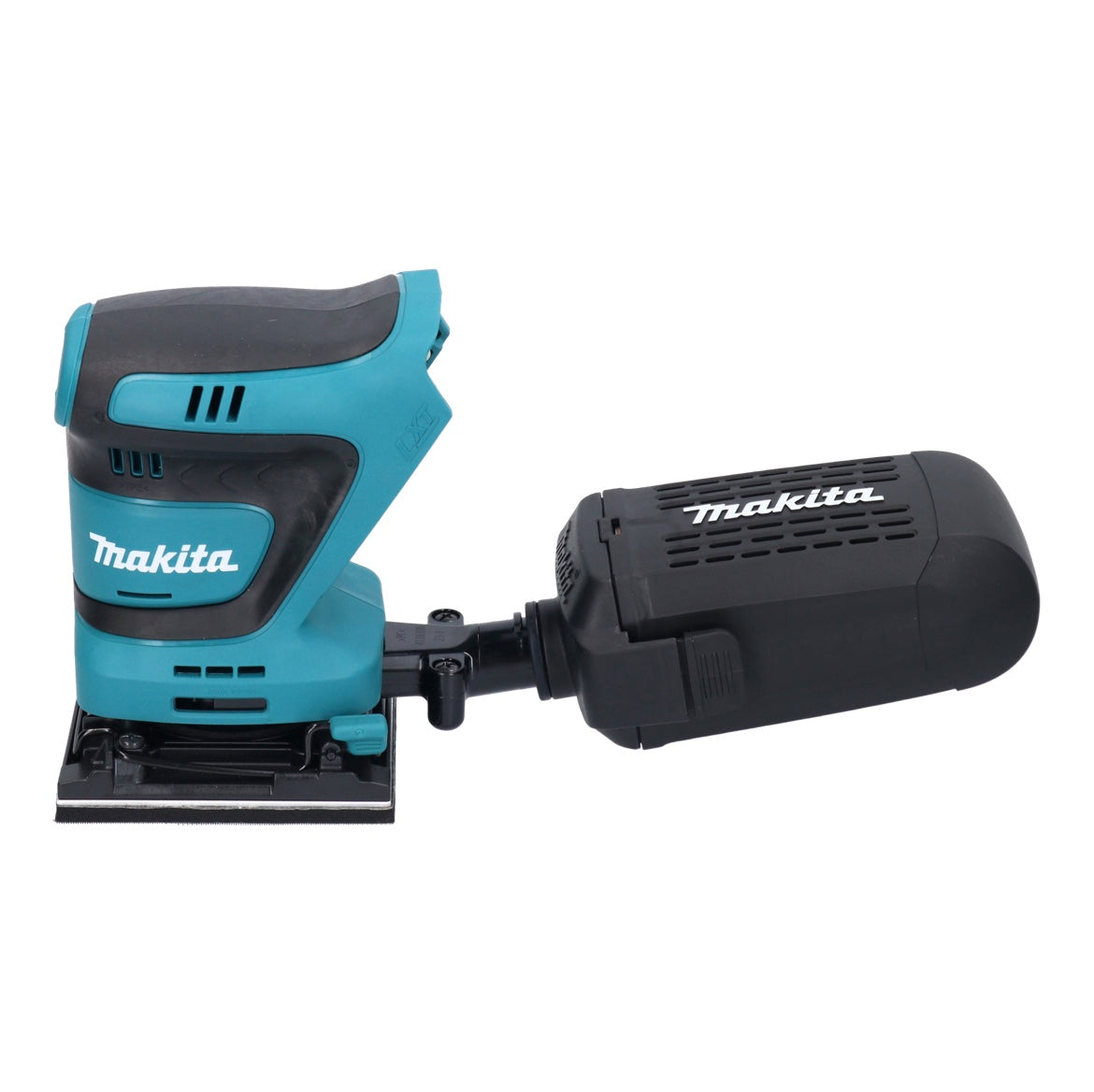 Makita DBO 480 G1J Akku Schwingschleifer 18 V 112 x 102 mm + 1x Akku 6,0 Ah + Makpac - ohne Ladegerät