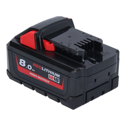 Milwaukee M18 HB8 Akku Set 4x 18 V 8,0 Ah / 8000 mAh Li-Ion High Output ( 4x 4932471070 ) mit Ladestandsanzeige - Toolbrothers