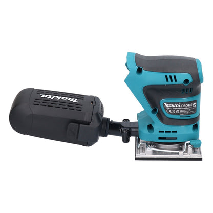 Makita DBO 482 RF Akku Schwingschleifer 18 V 112 x 102 mm + 2x Akku 3,0 Ah + Ladegerät