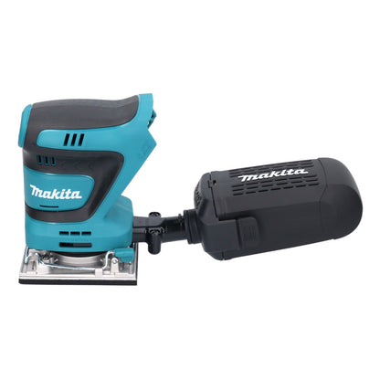 Makita DBO 482 RT Akku Schwingschleifer 18 V 112 x 102 mm + 2x Akku 5,0 Ah + Ladegerät