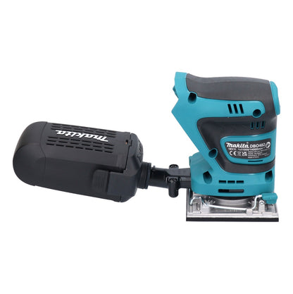 Makita DBO 482 RT Akku Schwingschleifer 18 V 112 x 102 mm + 2x Akku 5,0 Ah + Ladegerät