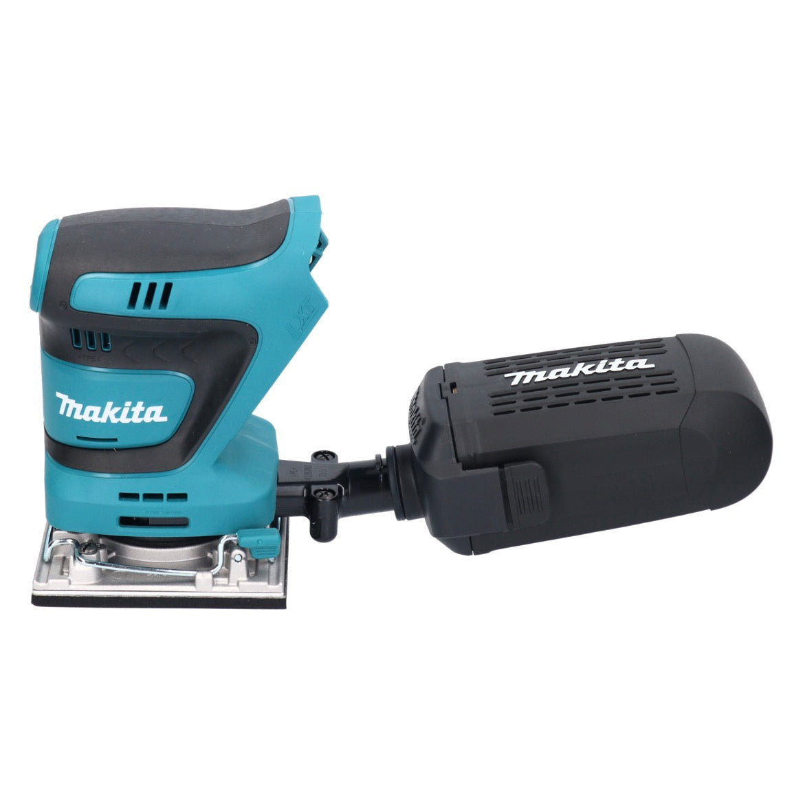 Makita DBO 482 RG1J Akku Schwingschleifer 18 V 112 x 102 mm + 1x Akku 6,0 Ah + Ladegerät + Makpac