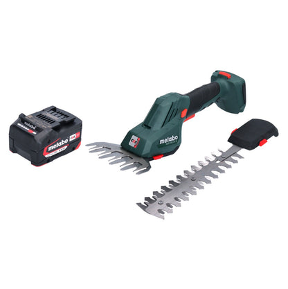 Metabo SGS 18 LTX Q Akku Gras und Strauchschere 18 V + 1x Akku 4,0 Ah - ohne Ladegerät