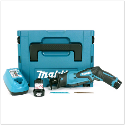 Makita JR 102 DWJ Akku-Reciprosäge 10,8 V im MAKPAC mit 2 Akkus und Ladegerät - Toolbrothers