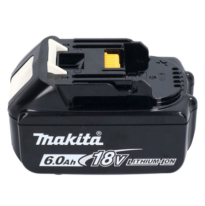 Makita DDF 485 G1X1 perceuse-visseuse sans fil 18 V 50 Nm sans balai + 1x batterie 6,0 Ah + jeu d'accessoires 74 pièces + coffret - sans chargeur