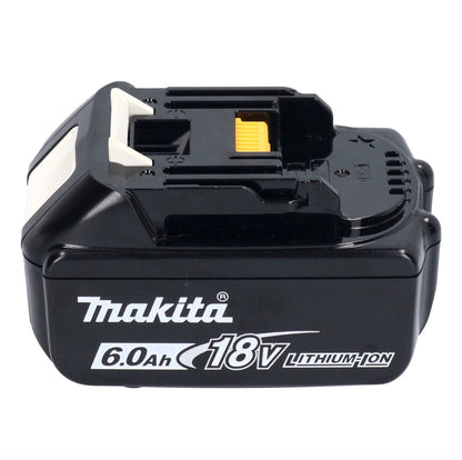 Makita DDF 487 G1X1 perceuse-visseuse sans fil 18 V 40 Nm sans balais + 1x batterie 6,0 Ah + jeu d'accessoires 74 pièces + coffret - sans chargeur