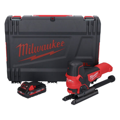 Scie sauteuse à batterie Milwaukee M18 FBJS-301X 18 V sans balais + 1x batterie 3,0 Ah + boîtier HD - sans chargeur