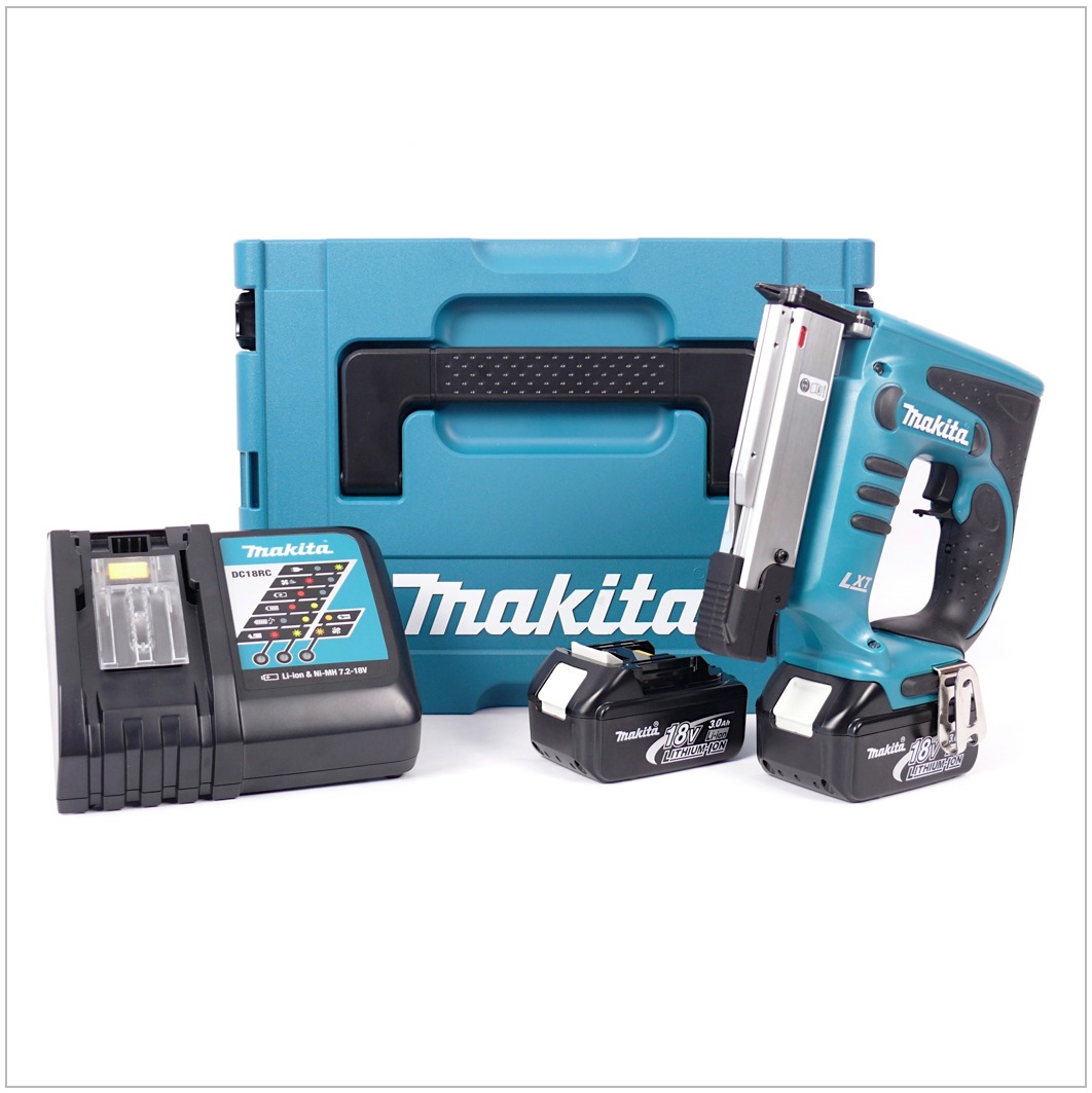 Makita BPT 351 RFJ 18 V Akku Pintacker im MAKPAC inkl. 2x BL 1830 B Akkus + DC18RC Ladegerät - Toolbrothers