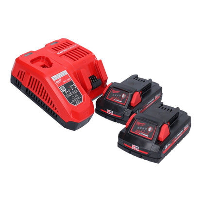 Meuleuse d'angle sur batterie Milwaukee M18 CAG115XPDB-302 18 V 115 mm sans balais + 2x batteries 3,0 Ah + chargeur