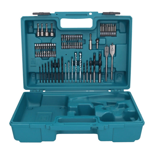 Makita DTD 154 SY1X1 clé à chocs sans fil 18 V 175 Nm 1/4" sans balais + 1 batterie 1,5 Ah + chargeur + jeu d'accessoires 74 pièces + mallette