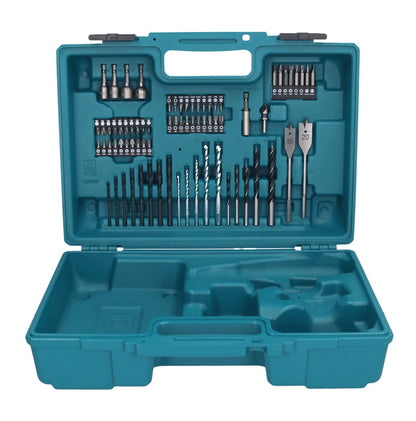 Makita DTD 154 SYX1 clé à chocs sans fil 18 V 175 Nm 1/4" sans balais + 2 batteries 1,5 Ah + chargeur + jeu d'accessoires 74 pièces + mallette