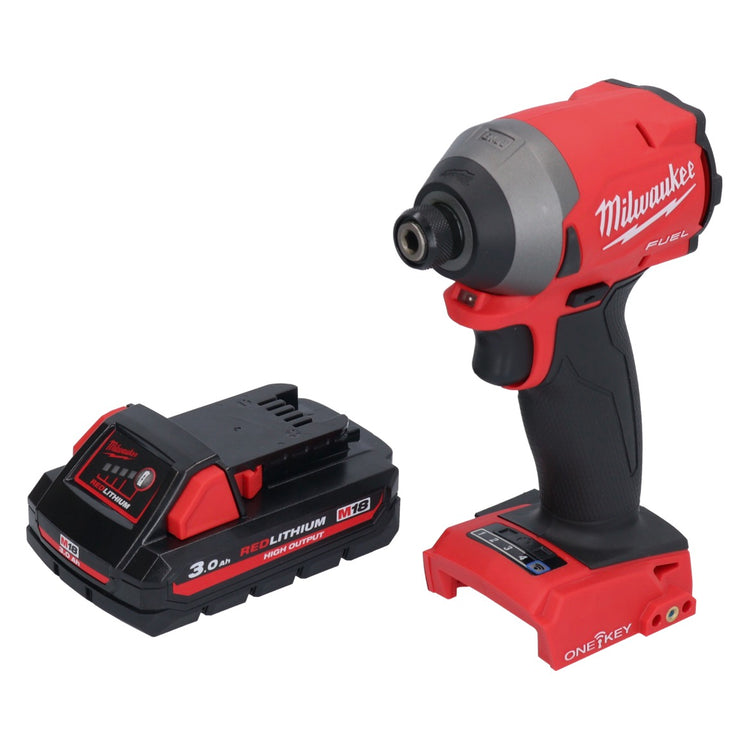 Milwaukee M18 ONEID2-301 Akku Schlagschrauber 18 V 226 Nm 1/4" Brushless + 1x Akku 3,0 Ah - ohne Ladegerät - Toolbrothers