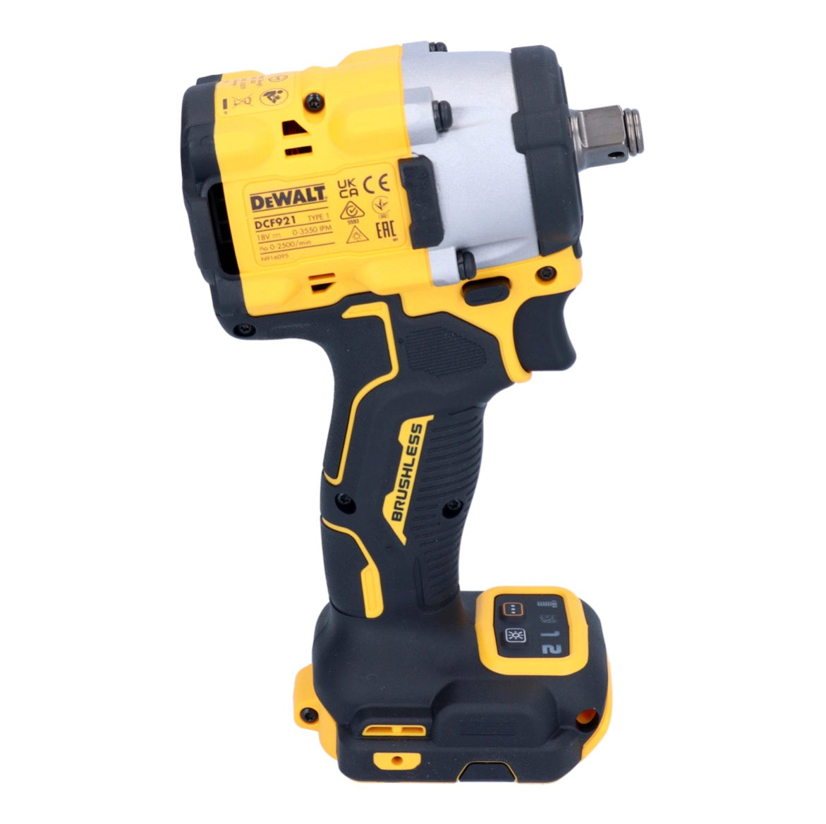 DeWalt DCF 921 NT Akku Schlagschrauber 18 V 400 Nm 1/2" Brushless + TSTAK - ohne Akku, ohne Ladegerät