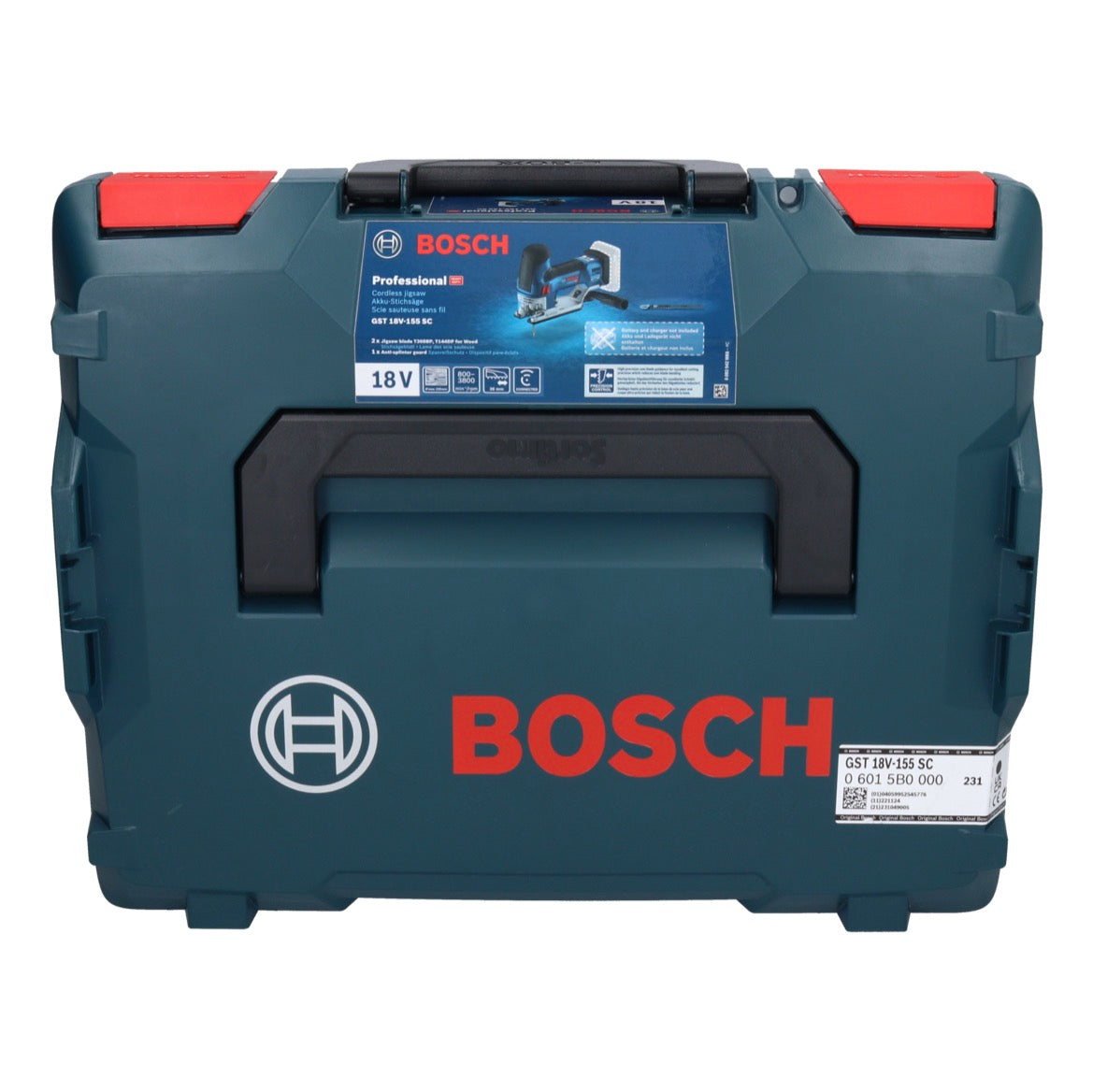 Bosch GST 18V-155 SC Professional Akku Stichsäge 18 V ( 06015B0000 ) + L-Boxx - ohne Akku. ohne Ladegerät - Toolbrothers