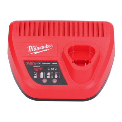 Milwaukee M12 NRG-603 Starter Set 3x 12 V 6,0 Ah ( 4933459208 ) Li-Ion Akku + C12 C Ladegerät - Toolbrothers