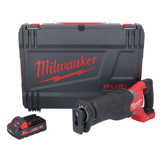 Milwaukee M18 ONEFSZ-301X Akku Recipro Säbelsäge 18 V Brushless + 1x Akku 3,0 Ah + HD Box - ohne Ladegerät