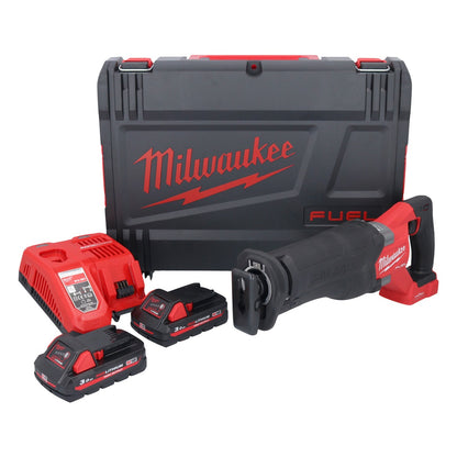 Milwaukee M18 ONEFSZ-302X Akku Recipro Säbelsäge 18 V Brushless + 2x Akku 3,0 Ah + Ladegerät + HD Box