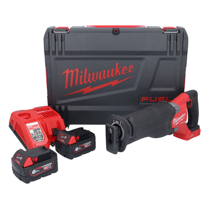 Milwaukee M18 ONEFSZ-602X Akku Recipro Säbelsäge 18 V Brushless + 2x Akku 6,0 Ah + Ladegerät +  HD Box