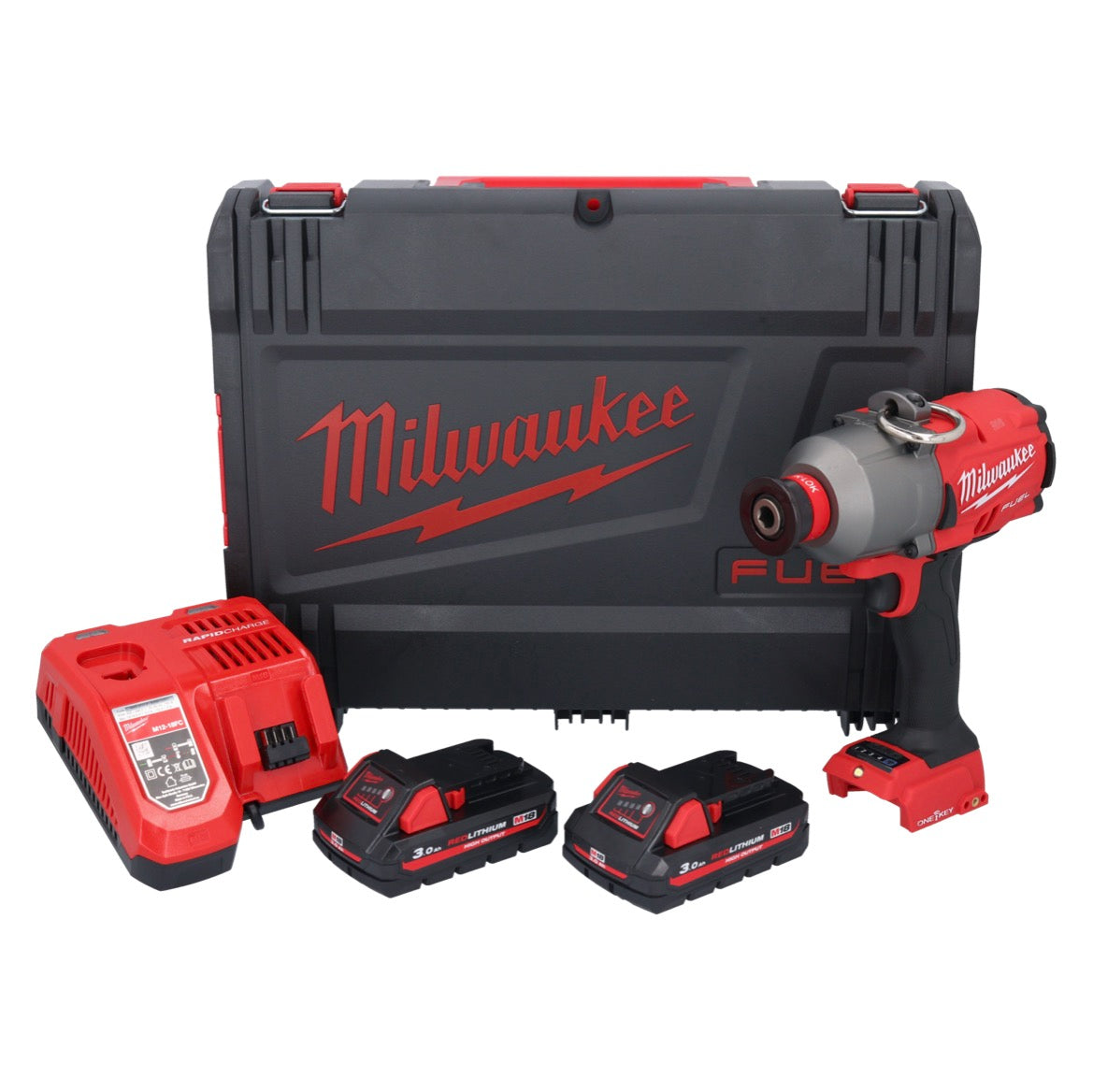 Milwaukee M18 ONEFHIWH716-302X Akku Schlagschrauber 18 V 1017 Nm 7/16" Brushless + 2x Akku 3,0 Ah + Ladegerät + HD Box - Toolbrothers