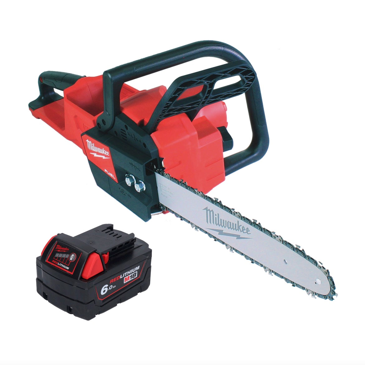 Milwaukee M18 FCHS35-601 Akku Kettensäge 18 V 35 cm 12,4 m/s + 1x Akku 6,0 Ah - ohne Ladegerät