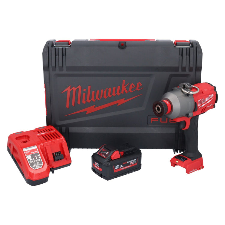 Milwaukee M18 ONEFHIWH716-801X Akku Schlagschrauber 18 V 1017 Nm 7/16" Brushless + 1x Akku 8,0 Ah + Ladegerät + HD Box - Toolbrothers