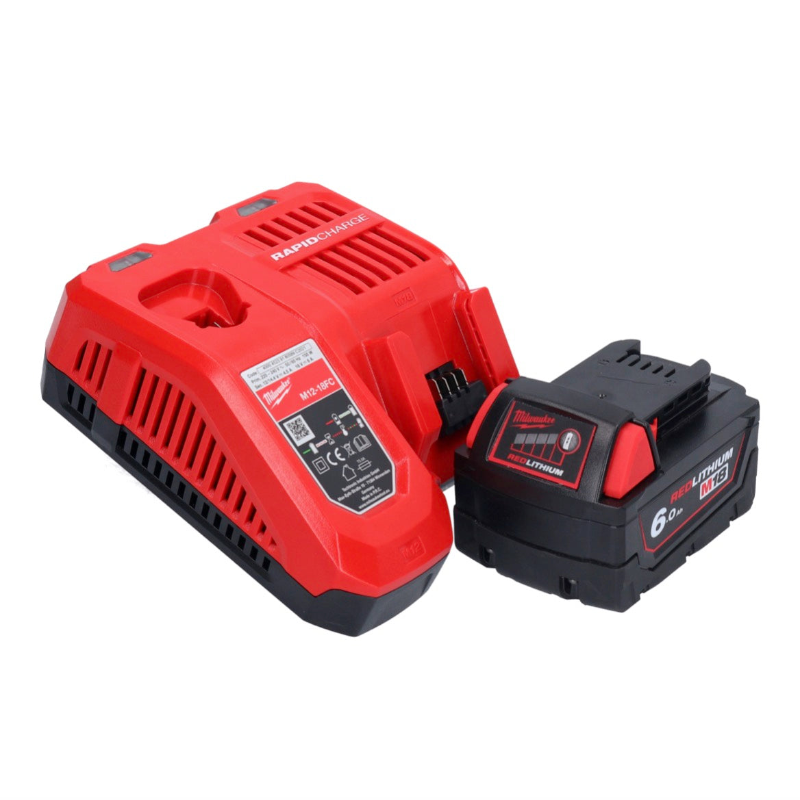 Milwaukee M18 FCHS35-601 Akku Kettensäge 18 V 35 cm 12,4 m/s + 1x Akku 6,0 Ah + Ladegerät