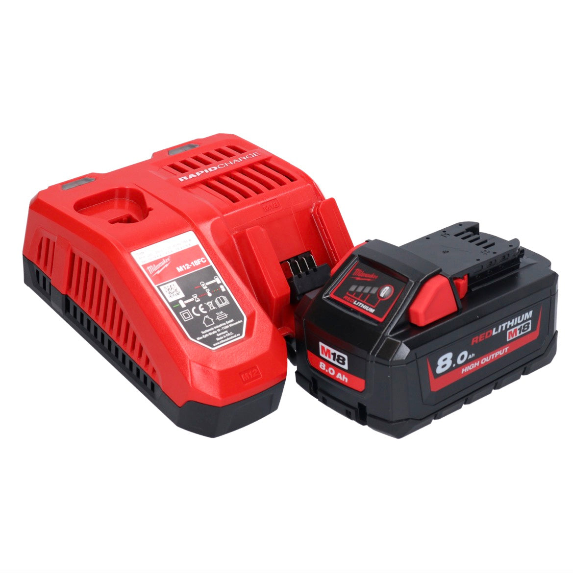 Milwaukee M18 FCHS35-801 Akku Kettensäge 18 V 35 cm 12,4 m/s + 1x Akku 8,0 Ah + Ladegerät