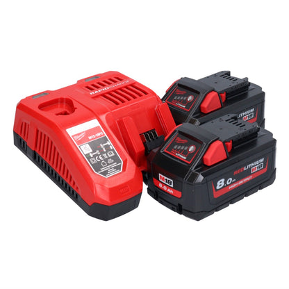 Milwaukee M18 FCHS35-802 Akku Kettensäge 18 V 35 cm 12,4 m/s + 2x Akku 8,0 Ah + Ladegerät