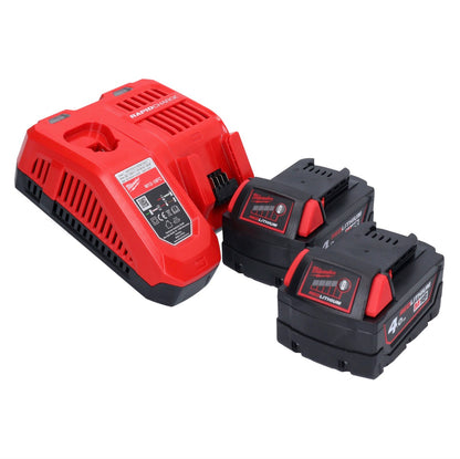 Clé à chocs sans fil Milwaukee M18 CBLID-402C 18 V 180 Nm 1/4" brushless + 2x batterie 4,0 Ah + chargeur + coffret (4933464534)