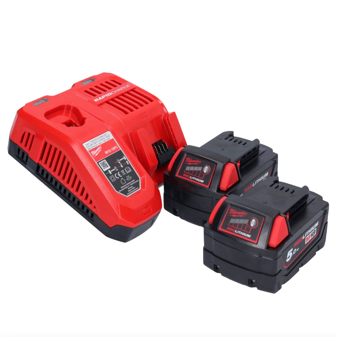 Milwaukee M18 CBLID-502C Akku Schlagschrauber 18 V 180 Nm 1/4" Brushless + 2x Akku 5,0 Ah + Ladegerät + Koffer