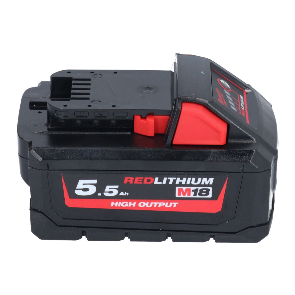 Milwaukee M18 HB 5,5 Akku Set 3x 18 V 5,5 Ah / 5500 mAh Li-Ion High Output ( 3x 4932464712 ) mit Ladestandsanzeige