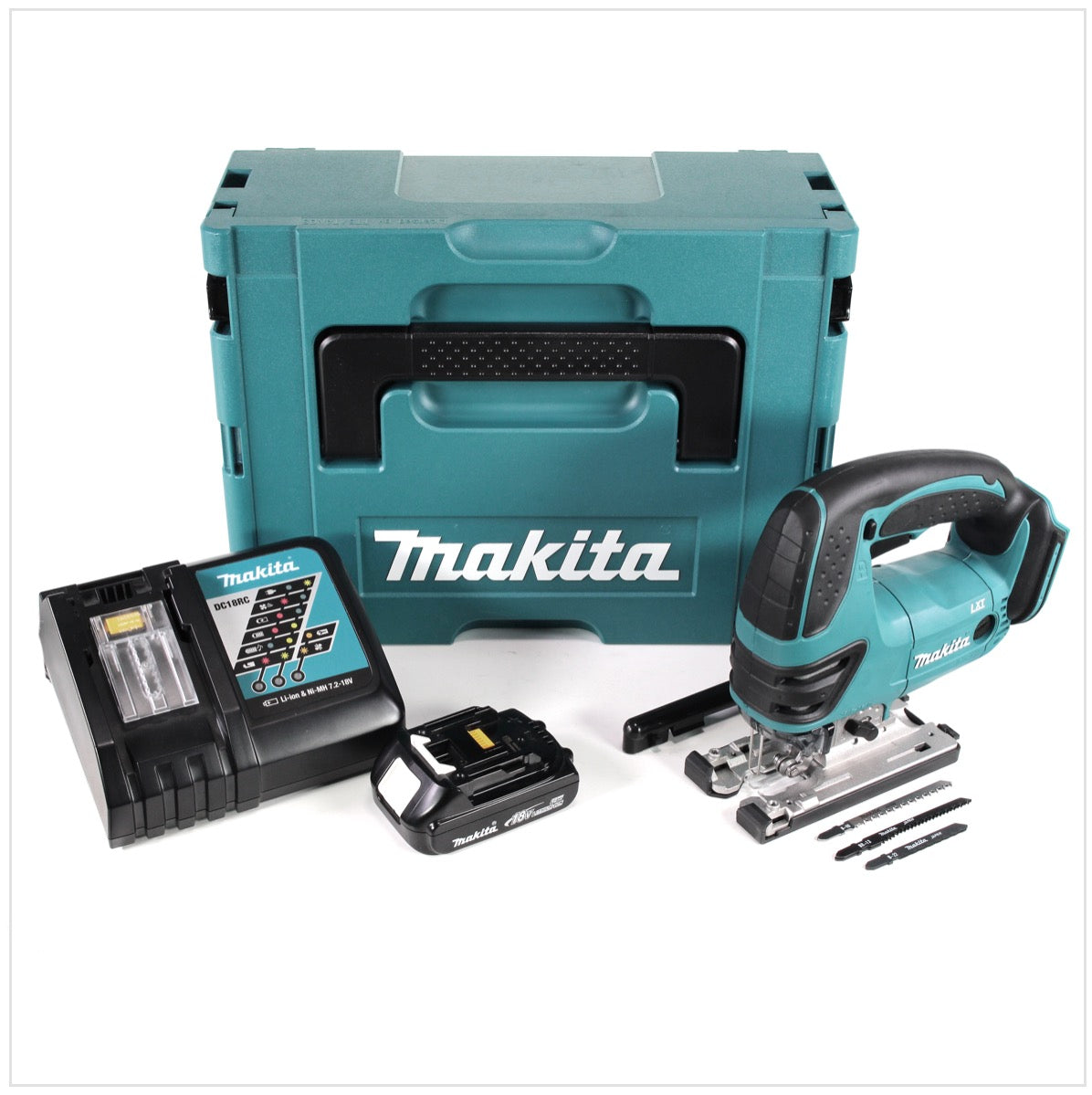 Makita DJV 180 RY1J Akku Stichsäge 18V + 1x Akku 1,5Ah + Ladegerät + Makpac - Toolbrothers