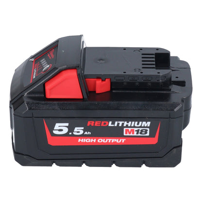 Milwaukee M18 NRG-551 Akku Starter Set High Output 18 V + 1x Akku 5,5 Ah ( 4932464712 ) + M12-18 FC Ladegerät ( 4932451079 )