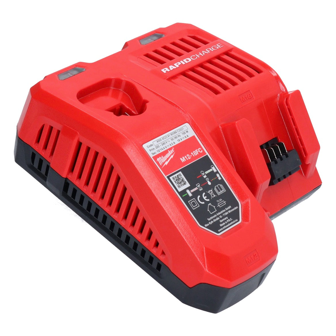 Milwaukee M18 NRG-551 Akku Starter Set High Output 18 V + 1x Akku 5,5 Ah ( 4932464712 ) + M12-18 FC Ladegerät ( 4932451079 )