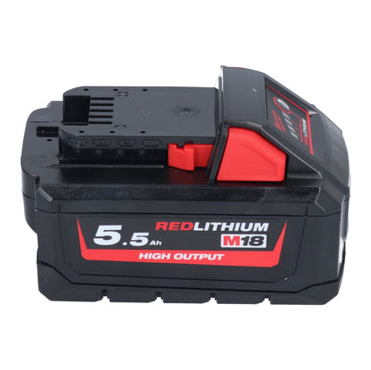 Kit de démarrage avec batterie Milwaukee M18 NRG-552 à haut rendement 18 V + 2x batterie 5,5 Ah (2x 4932464712) + chargeur M12-18 FC (4932451079)