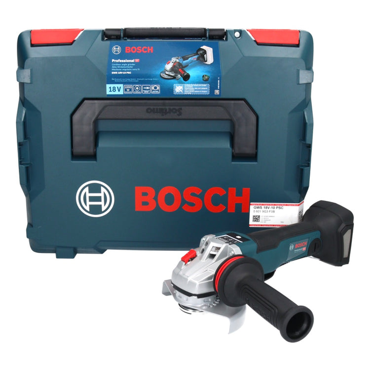 Bosch GWS 18V-10 PSC Professional Akku Winkelschleifer 18 V 125 mm ( 06019G3F0B ) Brushless + L-Boxx - ohne Akku, ohne Ladegerät - Toolbrothers