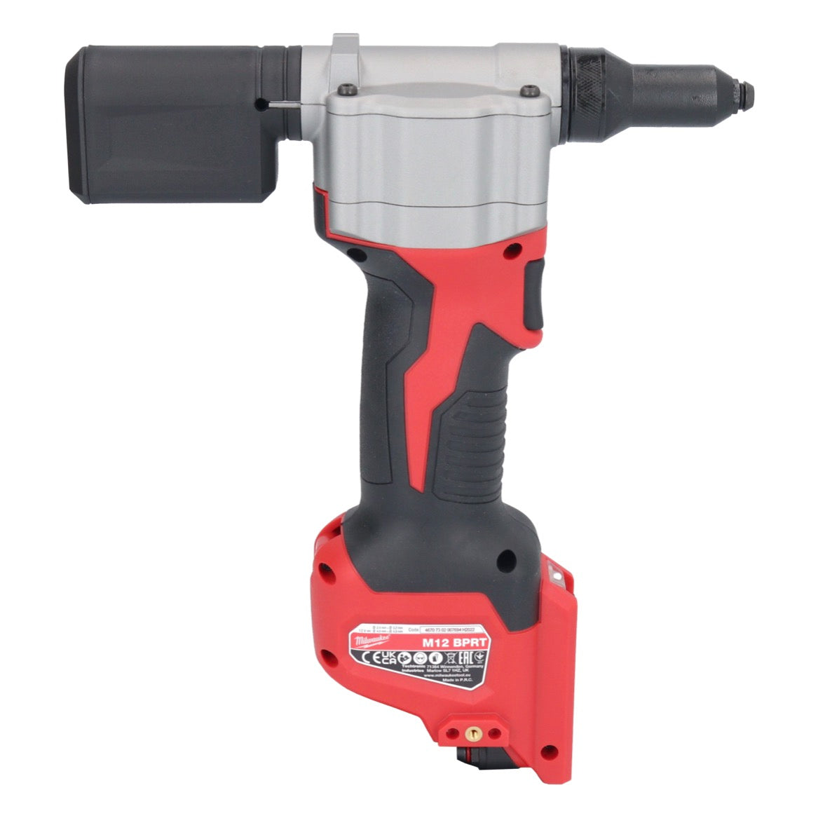 Milwaukee M12 BPRT-401 Akku Blindnietgerät 12 V 20,32 mm + 1x Akku 4,0 Ah + Ladegerät - Toolbrothers