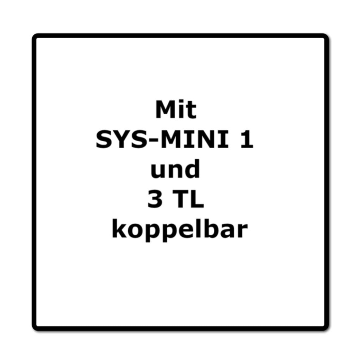 Festool T-LOC SYS MINI 1 TL TRA MINI Systainer 4 Stk. ( 4x 203813 ) Kleinteile Koffer transparenter Deckel koppelbar mit SYS-MINI 1 und 3 TL - Toolbrothers