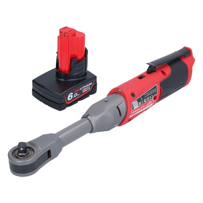 Milwaukee M12 FIR38LR-601 cliquet à batterie long 12 V 75 Nm 3/8" + 1x batterie 6,0 Ah - sans chargeur