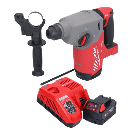 Marteau perforateur à batterie Milwaukee M18 FH-401 18 V 2,5 J SDS plus brushless + 1x batterie 4,0 Ah + chargeur