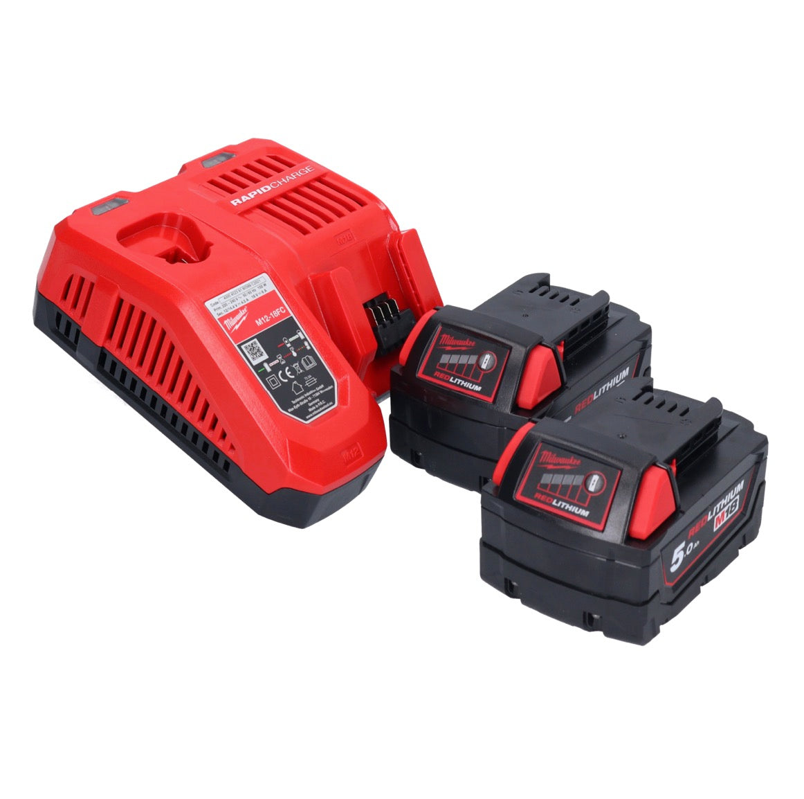 Marteau perforateur à batterie Milwaukee M18 FH-502 18 V 2,5 J SDS plus brushless + 2x batterie 5,0 Ah + chargeur