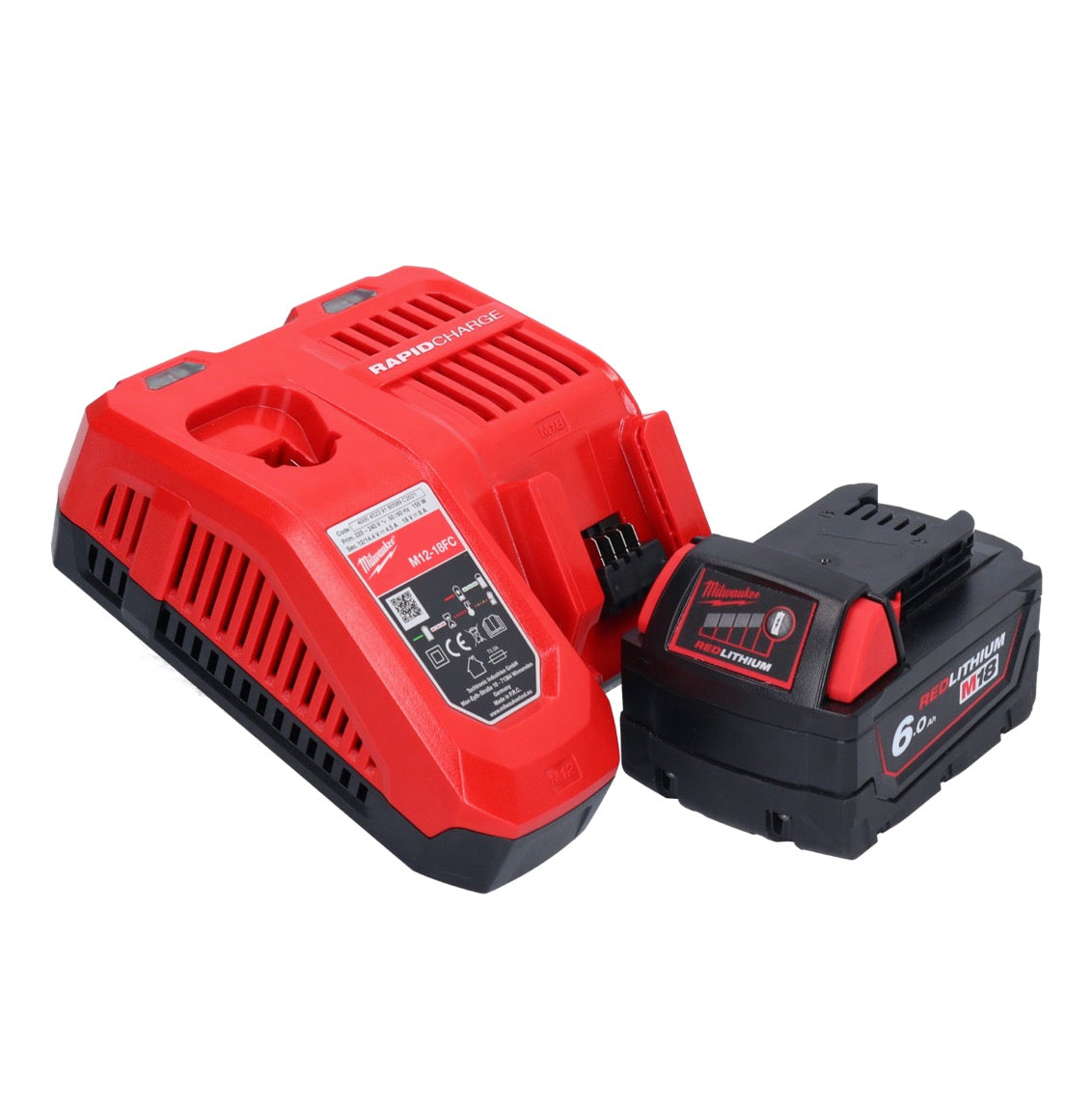 Milwaukee M18 FH-601 Akku Bohrhammer 18 V 2,5 J SDS plus Brushless + 1x Akku 6,0 Ah + Ladegerät