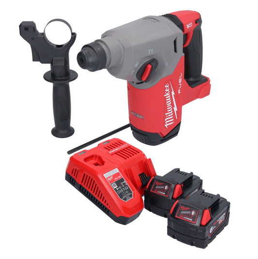 Milwaukee M18 FH-602 Akku Bohrhammer 18 V 2,5 J SDS plus Brushless + 2x Akku 6,0 Ah + Ladegerät