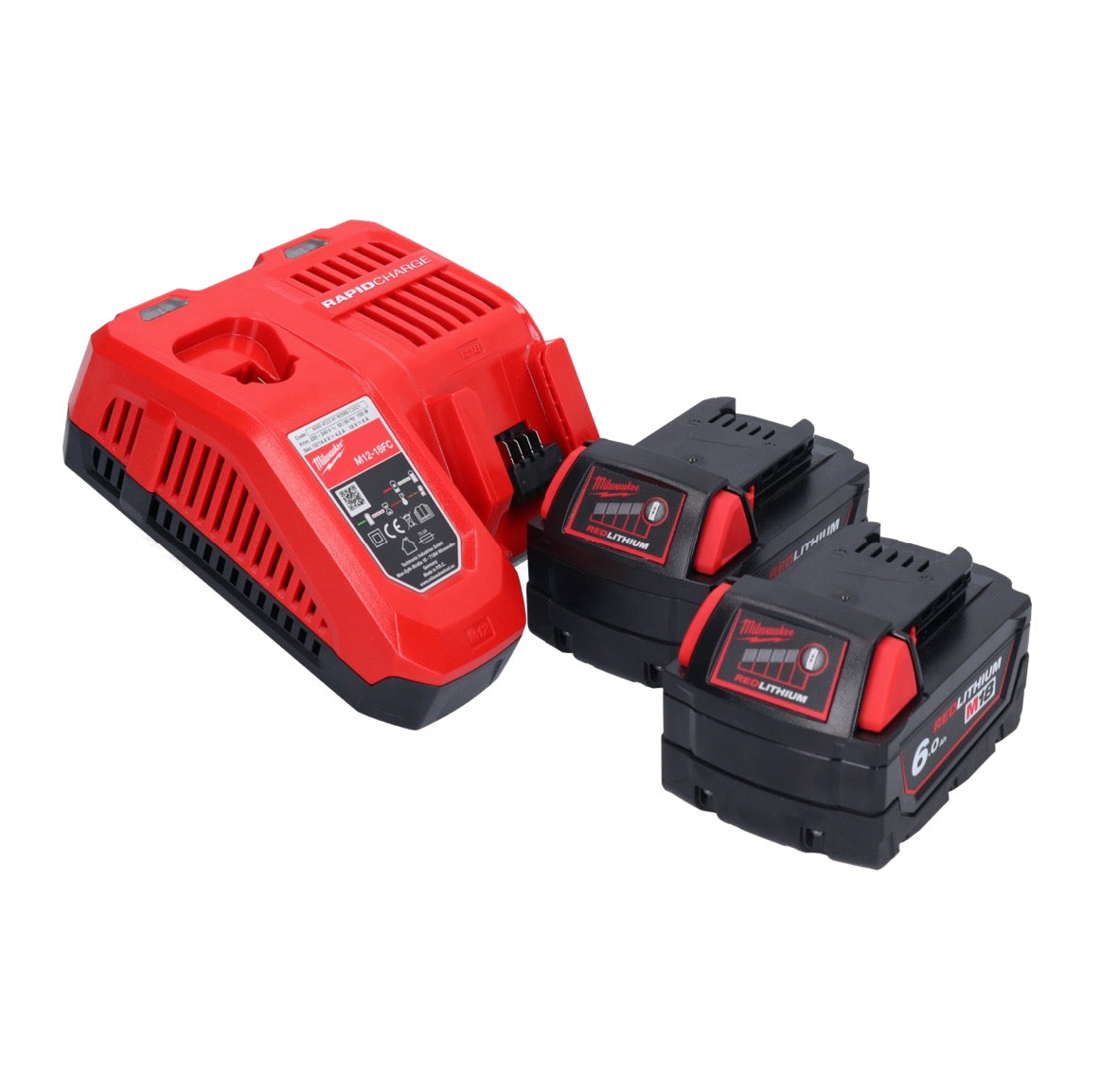 Milwaukee M18 FH-602 Akku Bohrhammer 18 V 2,5 J SDS plus Brushless + 2x Akku 6,0 Ah + Ladegerät