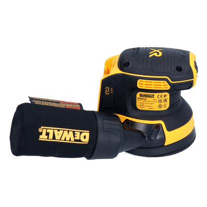 DeWalt DCW 210 D1 Akku Exzenterschleifer 18 V 125 mm Brushless + 1x Akku 2,0 Ah + Ladegerät - Toolbrothers