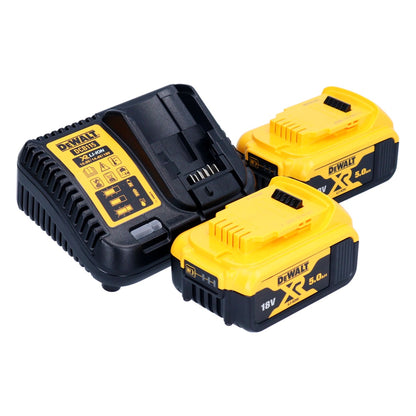 DeWalt DCW 210 P2 Akku Exzenterschleifer 18 V 125 mm Brushless + 2x Akku 5,0 Ah + Ladegerät - Toolbrothers