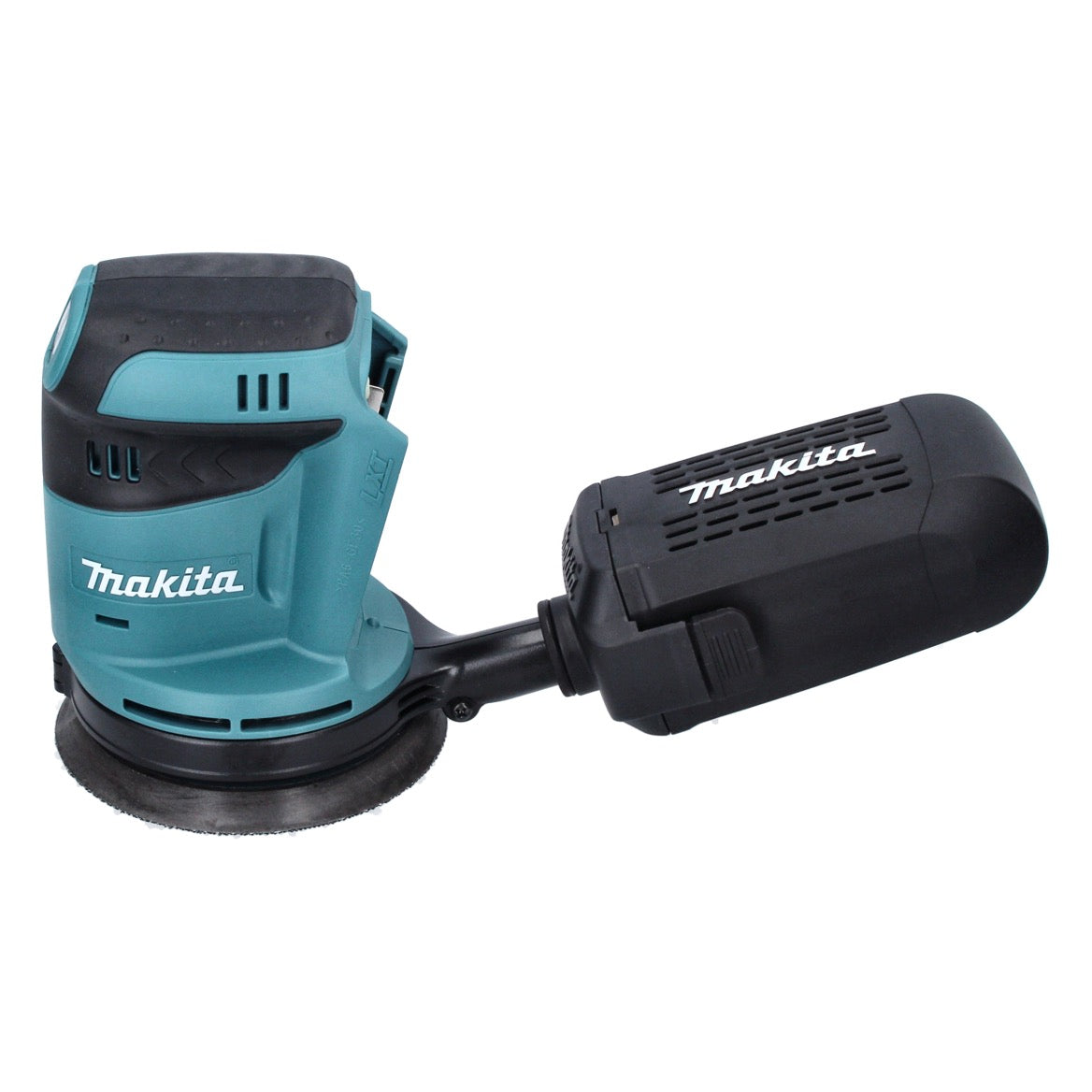 Makita DBO 180 RF1J Akku Exzenterschleifer 18 V 125 mm + 1x Akku 3,0 Ah + Ladegerät + Toolbrothers SPIDER Schleifset Netzschleifmittel + Makpac - Toolbrothers