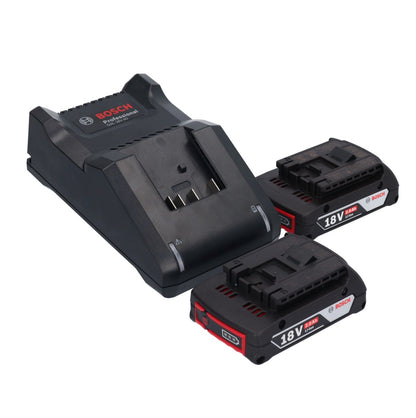 Ponceuse orbitale à batterie Bosch GSS 18V-13 18 V + 2x batteries 2,0 Ah + chargeur + L-BOXX