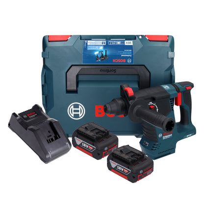 Bosch GBH 18V-24 C Professional Akku Bohrhammer 18 V 2,4 J Brushless SDS plus + 2x Akku 5,0 Ah + Ladegerät + L-BOXX - Toolbrothers