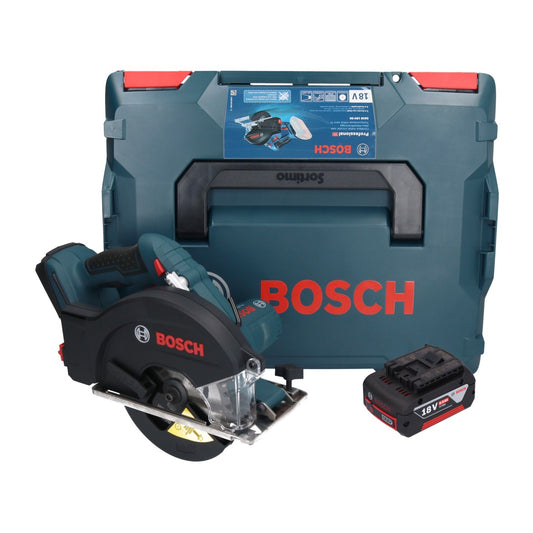 Bosch GKM 18V-50 Professional Akku Metall Handkreissäge 18 V 136 mm Brushless + 1x Akku 5,0 Ah + L-Boxx - ohne Ladegerät - Toolbrothers